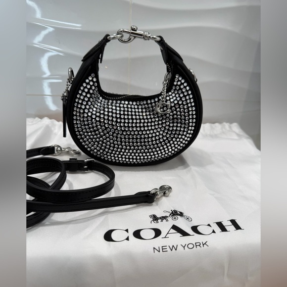 Coach Jonie Bag With Crystal & matching Crystal skinny id wallet - Picture 8 of 8